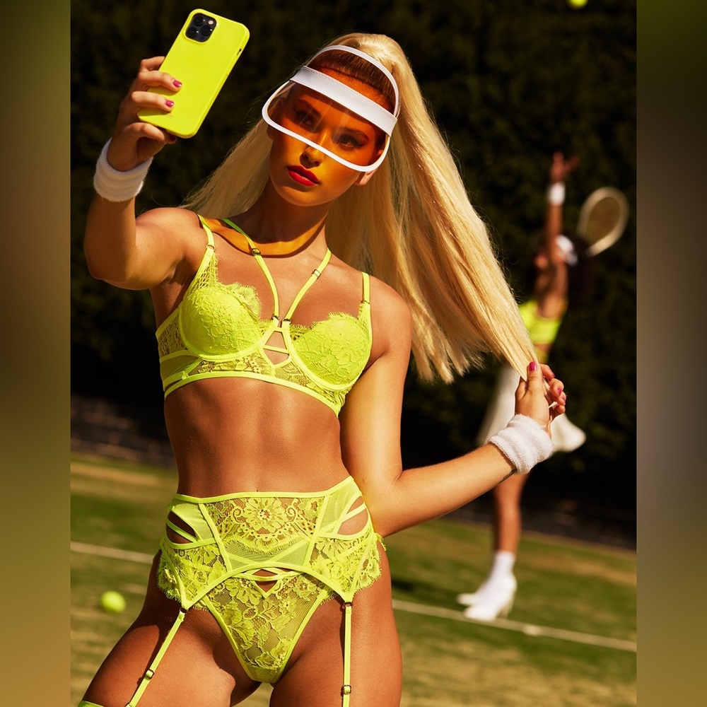 Honey Birdette Yellow Vanessa Set